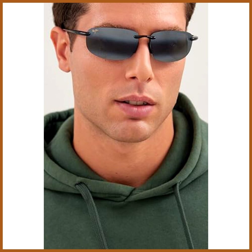 Polarized Hookipa Rectangular Sunglasses With Lig… - image 3